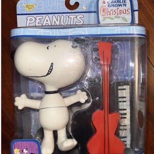 VINAGE Charlie Brown Christmas:  Dancing Snoopy w/ Piano & Sound, Guitar, Strap